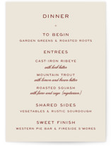 Rose Ink Menus