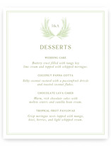 Shoreline Elegance Menu Signs