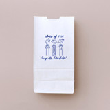 Tossed Graduation Caps Favor Bag, set of 25 Favor Bags