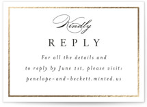 Intertwined Foil-Pressed Mini Enclosure Cards