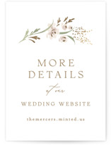 Meadow Foil-Pressed Mini Enclosure Cards