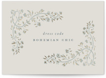 Floral Romance Foil-Pressed Mini Enclosure Cards