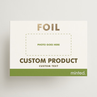 Portrait Foil-Pressed Mini Enclosure Cards