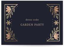 Botanical Tapestry Foil-Pressed Mini Enclosure Cards