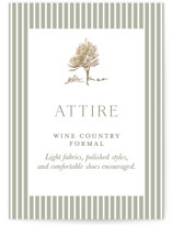 Country Elegance Foil-Pressed Mini Enclosure Cards