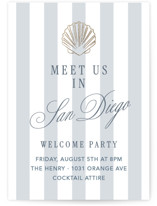 Seashore Foil-Pressed Mini Enclosure Cards