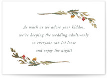 Coastal Bloom Foil-Pressed Mini Enclosure Cards