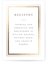 Hampton Foil-Pressed Mini Enclosure Cards