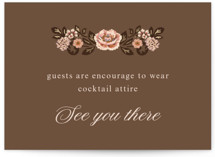 Blooming path Foil-Pressed Mini Enclosure Cards