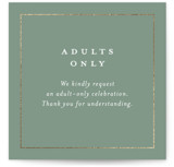 Elegant Lillies Foil-Pressed Mini Enclosure Cards