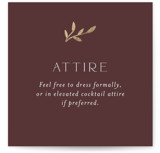 Scallop Monogram Foil-Pressed Mini Enclosure Cards