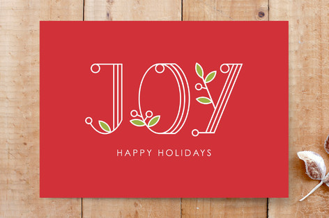 Joy Mistletoe Cards