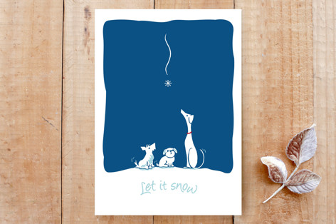 Let it Snow - Dogs Cards