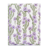 Purple Forget-Me-Not Picture Frame with Oval Opening, 4x6 Frames