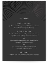 Interlocking Foil-Pressed Menus