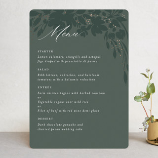 swag Foil-Pressed Menus