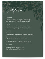 swag Foil-Pressed Menus