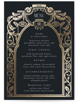 Mirror Foil-Pressed Menus