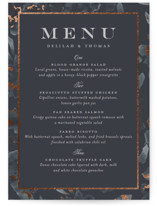 Carolina Foil-Pressed Menus