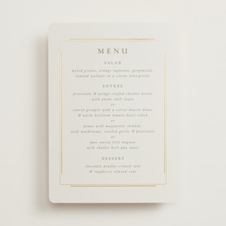 Illusion Foil-Pressed Menus