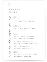 Courtyard Foil-Pressed Menus
