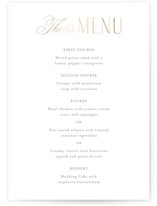 Monatuk Foil-Pressed Menus