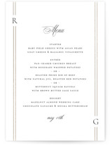 Elencourt Foil-Pressed Menus