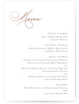 Eternal Foil-Pressed Menus