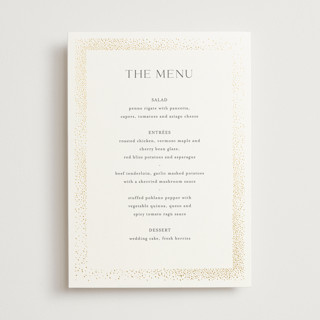 Flicker Foil-Pressed Menus