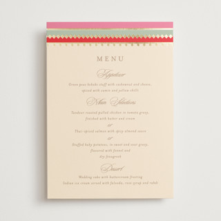 Mandapam Foil-Pressed Menus