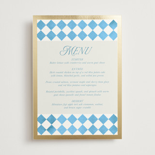 Knightsbridge Foil-Pressed Menus