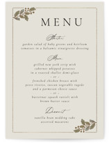 Vine Wrap Foil-Pressed Menus
