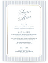 Seashore Foil-Pressed Menus