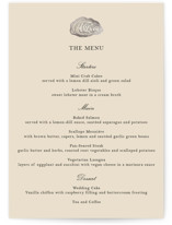 Cove Foil-Pressed Menus