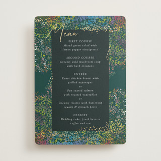 By the Creek Foil-Pressed Menus