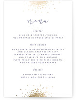 Confetti Foil-Pressed Menus