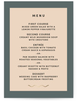 National Forest Foil-Pressed Menus