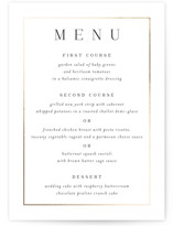 Bianca Foil-Pressed Menus
