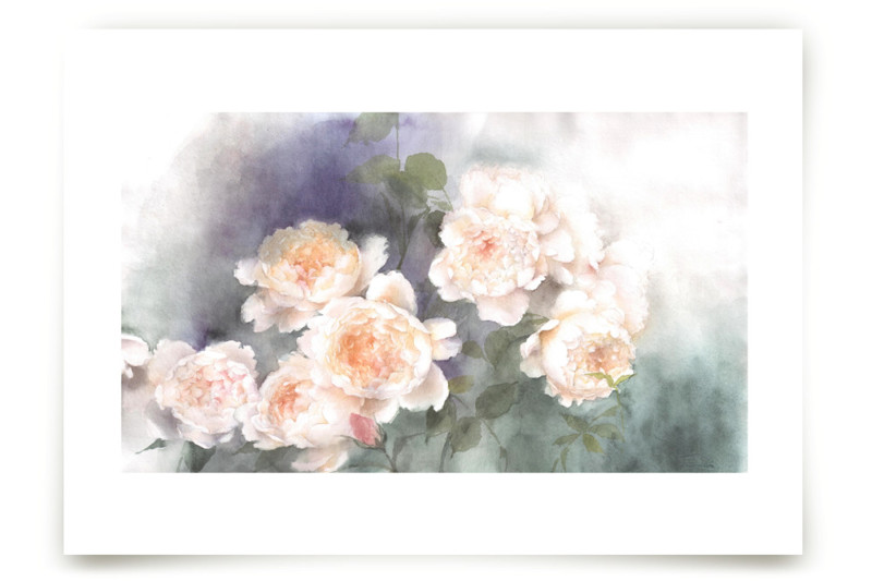 misty roses Fine Art Prints by XL | Minted
