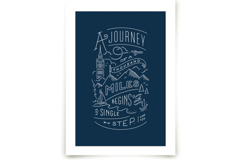 Journey of a thousand miles Fine Art Prints