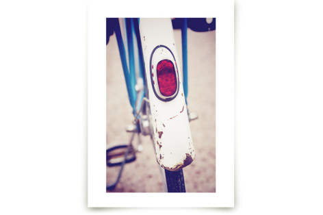 Vintage Bike Back Fine Art Prints