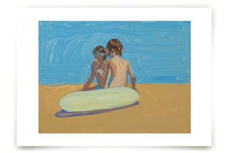 Violet & Zach Intertube Fine Art Prints