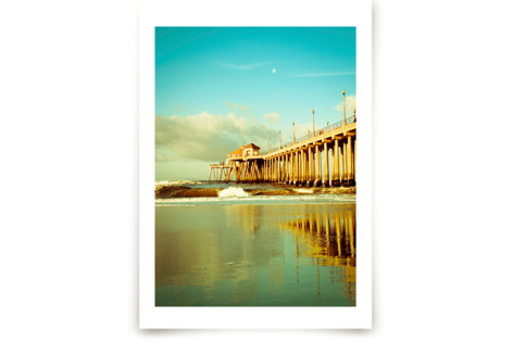 Huntington Beach Pier Reflections Fine Art Prints