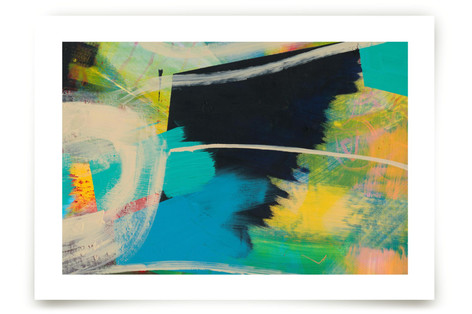 Profound Blue and Green Series 3 Fine Art Prints