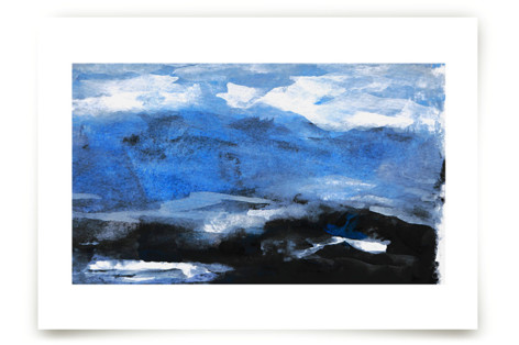 Stormy Sea Abstract Painting Fine Art Prints