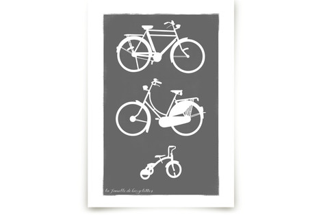 La Famille de Bicyclettes Fine Art Prints