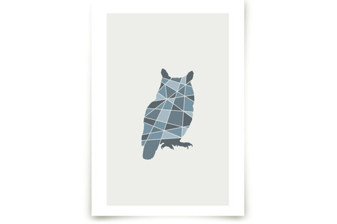 Owl Geometry Fine Art Prints