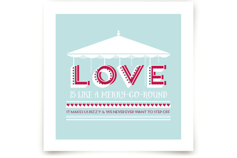 Love is like a Merry-Go-Round Fine Art Prints