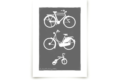 La Famille de Bicyclettes Fine Art Prints