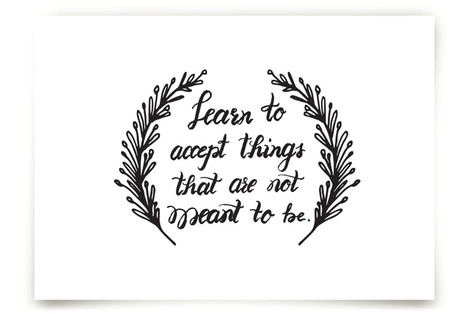 accept things Fine Art Prints